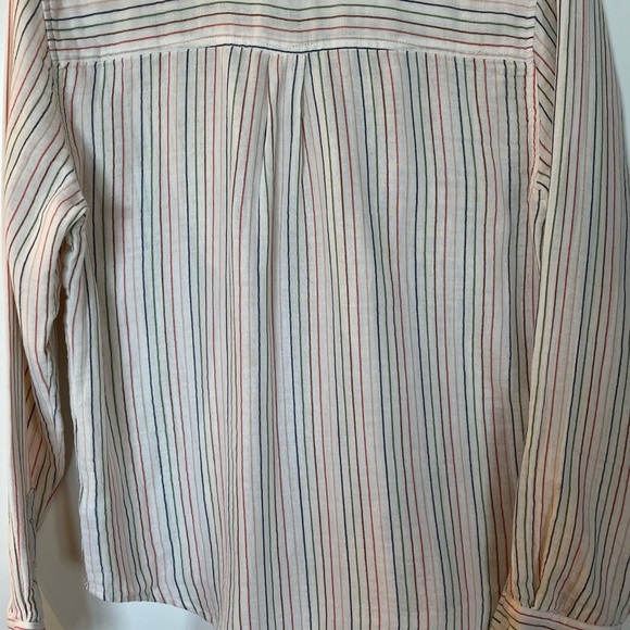 Universal Thread Multicolor Striped Button Down Shirt Classic Fit Medium - Picture 3 of 7